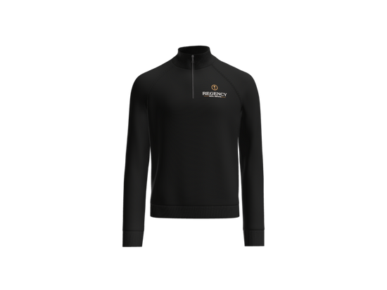 Regency RE Embroidered Brooks 1/4 Zip Sweater