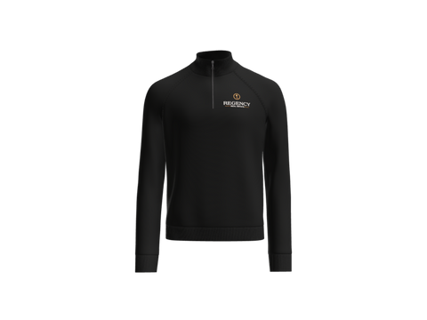 Regency RE Embroidered Brooks 1/4 Zip Sweater