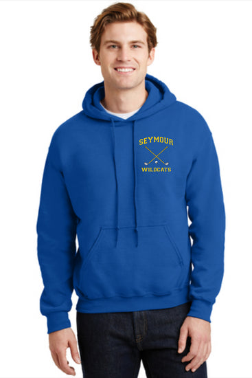 Seymour Golf Embroidered Hooded Cotton Blend Sweatshirt