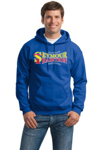 Seymour Tradition Royal Unisex Adult Hooded Sweatshirt