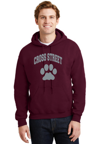 Cross Street Adult and Youth Hooded Sweatshirt