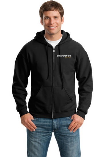 Shelterlogic Group 50/50 Unisex Full Zip Hooded Sweatshirt