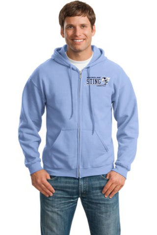 Shoreline Sting Adult Unisex Full Zip Hooded Sweatshirt