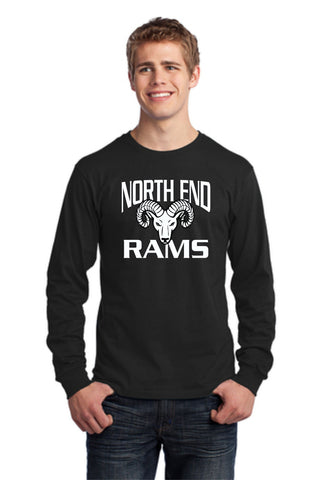 RAMS Cotton Unisex Adult Longsleeve T-shirt