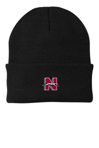 N EMBROIDERED Lined Beanie