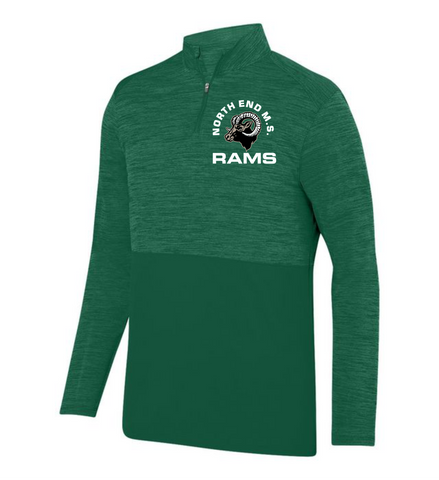 RAMS MEN'S AND LADIES ELECTRIFY 1/2 ZIP PULLOVER
