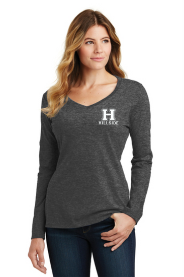 Hillside Ladies  V-Neck Longsleeve T-shirt