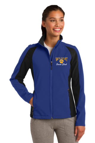 Wildcat Swim Club Colorblock Softshell Jacket