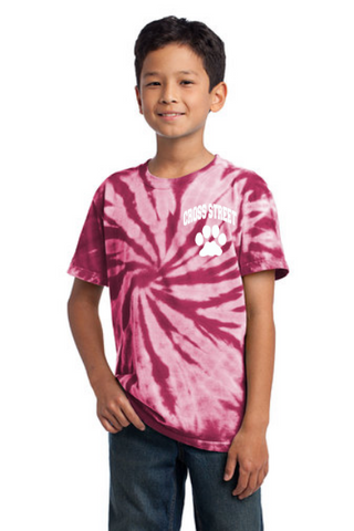 Cross Street Tye Dyed T-shirt for Youth and Adult