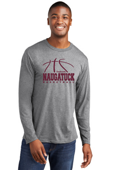 Naugatuck Basketball Cotton Blend Unisex Longsleeve T-shirt