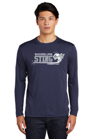 Shoreline Sting Polyester Wicking Longsleeve t-shirt Youth and Adult