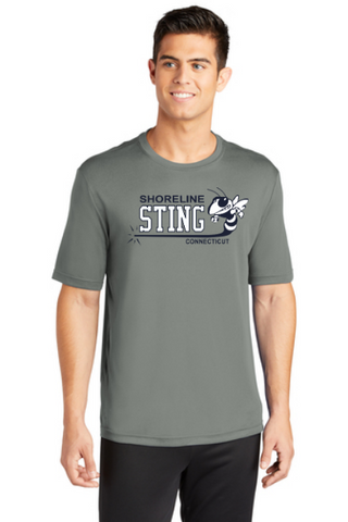 Shoreline Sting Navy Polyester Wicking t-shirt Youth and Adult