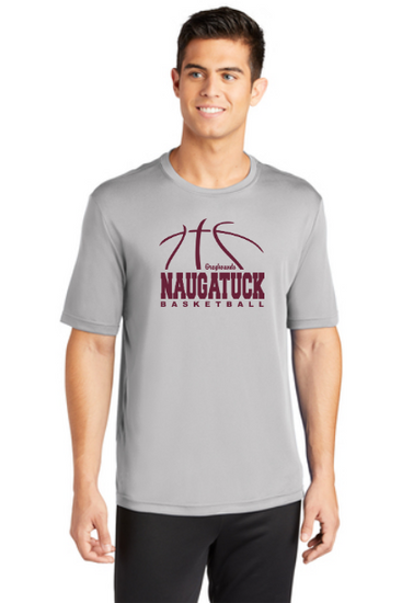 Naugatuck Basketball Wicking Unisex T-shirt
