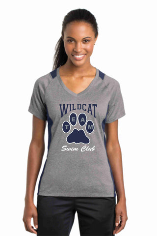 Wildcat Swim Club Volunteer Colorblock shirt