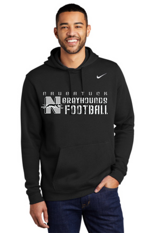 Naugatuck Football NIKE Cotton Blend Hooded Sweatshirt