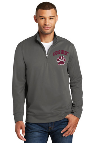 Cross Street Adult 1/4 Zip Performance Pullover