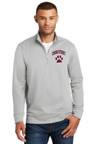 Cross Street Adult 1/4 Zip Performance Pullover